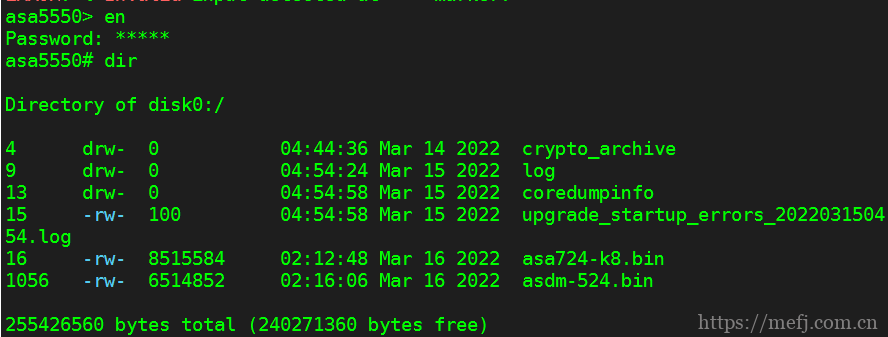 思科ASA 5550 防火墙 IOS恢复与升级 【Cisco ASA5550 rommon No images in / Error 15: File not found unable to boot an image】